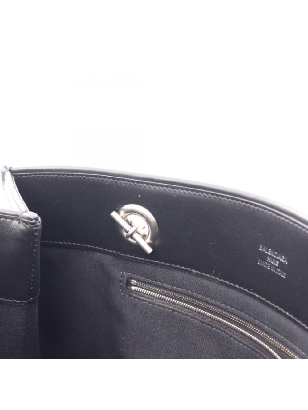 Balenciaga Tote Duty M Natural Black Canvas Leather - Picture 5 of 11